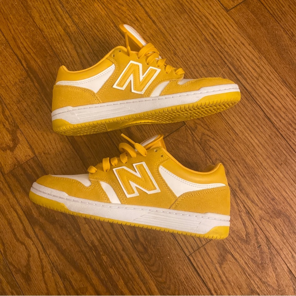 New Balance BB 480 Low NB Yellow White Men Size 8 Unisex  BB480LWA-D